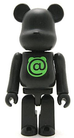 Basic Be@rbrick - @  figure, produced by Medicom Toy. Front view.