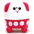 Maruisi - Pink figure by Noriya Takeyama, produced by Wonderwall. Front view.