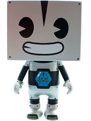 Kid TO-FU figure by Devilrobots, produced by Kidrobot. Front view.