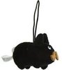 Black Happy Labbit Mini Plush