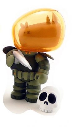 Affonso figure by Patrick Ma, produced by Rocketworld. Front view.