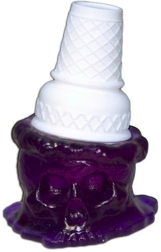Ice Scream Man - Grape Ice  figure by Brutherford, produced by Brutherford Industries. Front view.