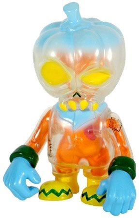 Voodoo FrankenPumpkin  figure by Secret Base X Super7, produced by Secret Base. Front view.