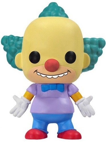 POP! Television - Krusty the Clown figure by Matt Groening, produced by Funko. Front view.