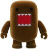 Brown Flocked Domo Qee