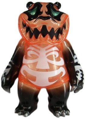 Mad Panda - Jhark Bone Pumpkin Crush figure by Hariken, produced by Tttoy. Front view.