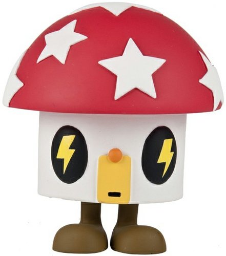 Funghi - White figure by Tado, produced by Creo Design. Front view.