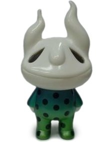 Polka Dot Johnny figure by Cesar Zanardi, produced by Monster Factory Jp. Front view.