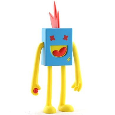 Punky Box figure by Doma, produced by Kidrobot. Front view.