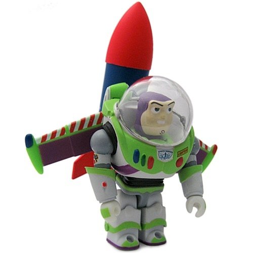 Buzz Lightyear figure, produced by Medicomtoy. Front view.