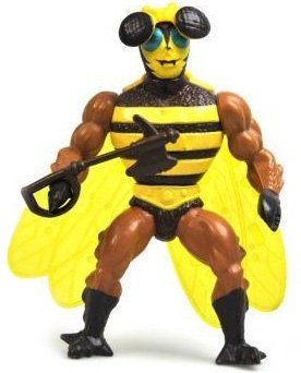 Buzz-Off figure by Roger Sweet, produced by Mattel. Front view.