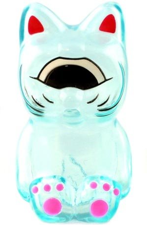 Mini Fortune Billy - Clear Blue figure by Mori Katsura, produced by Realxhead. Front view.