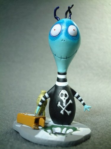 Roy, The Toxic Boy figure by Tim Burton, produced by Dark Horse. Front view.