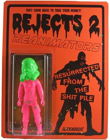 Reanimators figure by Sucklord, produced by Suckadelic. Front view.