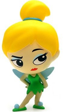 Tinker Bell figure by Disney, produced by Funko. Front view.