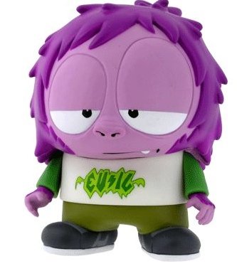 Evil Ape - Grape Edition figure by Mca, produced by Toy2R. Front view.