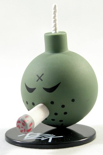 Wermacht Bomb figure by Frank Kozik, produced by Toy2R. Front view.