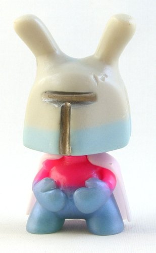 Almighty Dunny Show Dumny 2 figure by Sucklord, produced by Suckadelic. Front view.