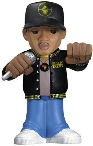 Chuck D figure, produced by Funko. Front view.