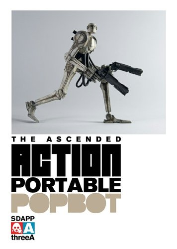  AP Ascended Popbot figure by Ashley Wood, produced by Threea. Front view.