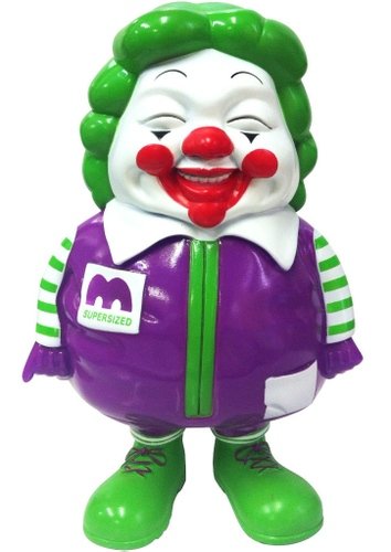 MC Supersized figure by Ron English, produced by Secret Base. Front view.