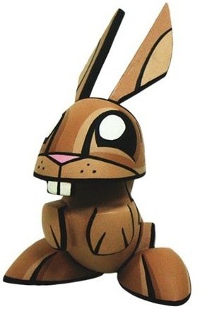 Rabbit figure by Joe Ledbetter, produced by Play Imaginative. Front view.