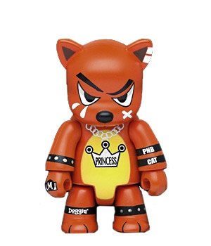 Doggie figure by Joe Lo, produced by Toy2R. Front view.