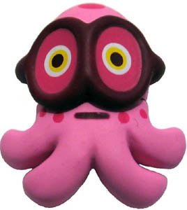 Monstering - SHOCTOPUS figure by Pete Fowler, produced by Sony Time Capsule. Front view.