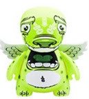 Scribe GID Bic Buddy figure by Scribe, produced by Bic Plastics. Front view.