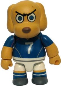 Soccer #7 figure, produced by Toy2R. Front view.