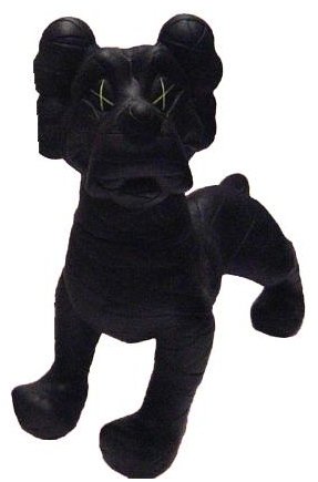 Zooth figure by Kaws X Neighborhood, produced by Medicom Toy. Front view.