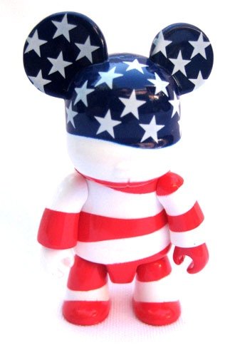 U.S.A. Flag figure by Toy2R, produced by Toy2R. Front view.