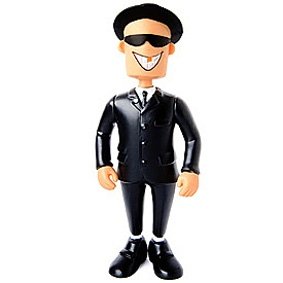 Rudie figure, produced by Merc London. Front view.