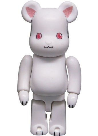 Kyu~u Gravelines Be@rbrick 100% - WF 11 Summer  figure, produced by Medicom Toy. Front view.