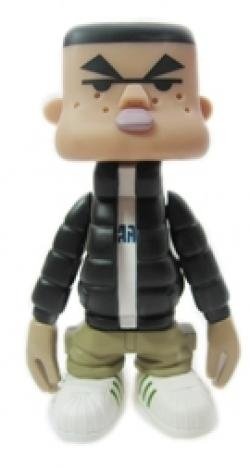 Square - Ah Square figure by Michael Lau, produced by Crazysmiles. Front view.