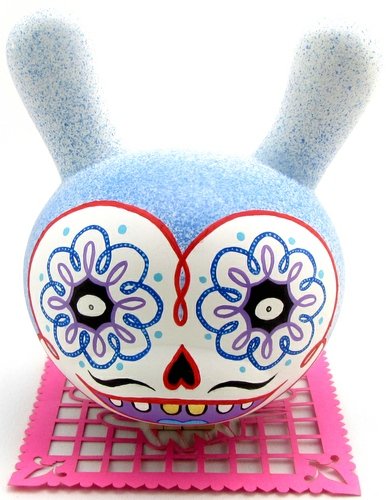 Sugar Skull Dunny #2  figure by The Beast Brothers. Front view.