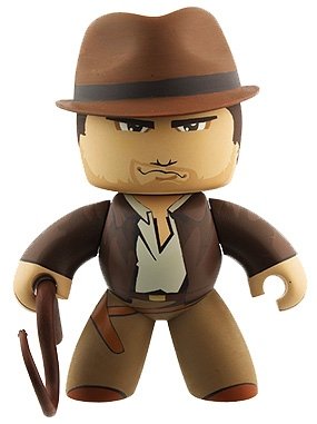 Indiana Jones figure, produced by Hasbro. Front view.