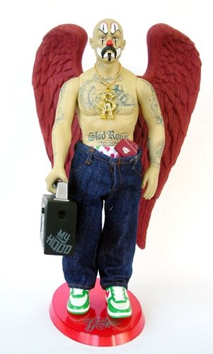 Lost Angel - 2nd edition figure by Mister Cartoon, produced by Super Rad Toys. Front view.