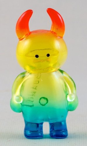 Micro Uamou - Clear Rainbow figure by Ayako Takagi. Front view.