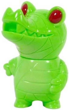 Pocket Mummy Gator figure by Brian Flynn, produced by Super7. Front view.