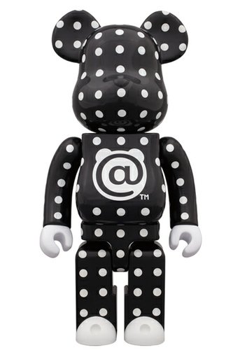 Be@rbrick Polka Dot 400% figure, produced by Medicom Toy. Front view.
