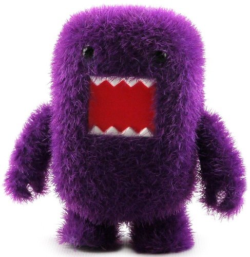 Purple Grass Domo Qee figure by Dark Horse Comics, produced by Toy2R. Front view.