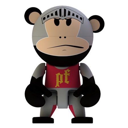 Knight Julius figure by Paul Frank, produced by Play Imaginative. Front view.