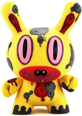 Baseman Dunny figure by Gary Baseman, produced by Kidrobot. Front view.