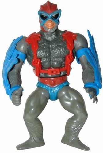 Stratos figure by Roger Sweet, produced by Mattel. Front view.