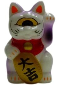 Fortune Cat Baby (フォーチュンキャットベビー) figure by Mori Katsura, produced by Realxhead. Front view.