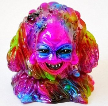 Sludge Demon - OG figure by Lash, produced by Mutant Vinyl Hardcore. Front view.