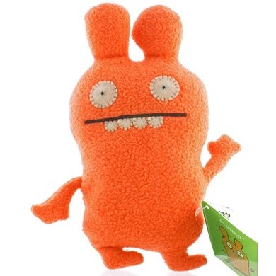 Plunko - Little, Orange figure by David Horvath X Sun-Min Kim, produced by Pretty Ugly Llc.. Front view.
