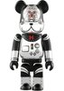 Crystal Ball Be@rbrick 100% - Robot Hippie Ver.