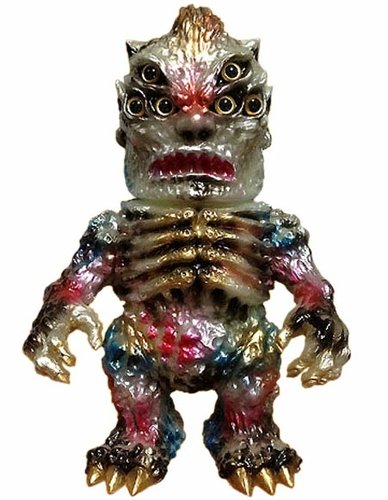 6 Eyed Sludge Demon figure by Lash X Blobpus. Front view.